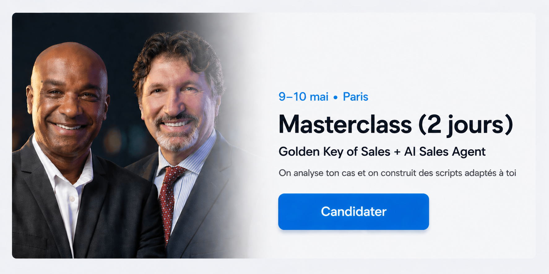 Masterclass 9-10 mai, Paris